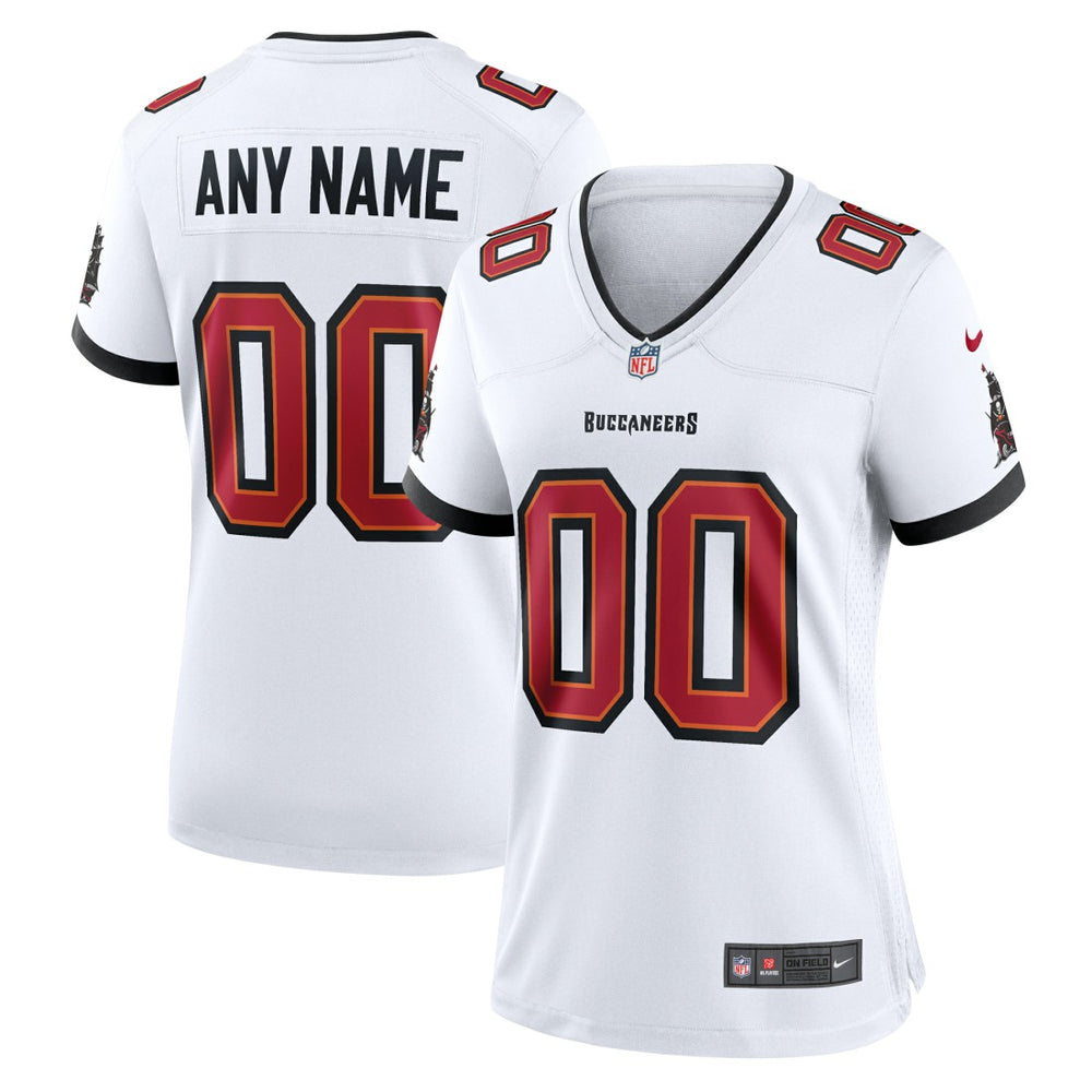 Tampa Bay Buccaneers Women's Custom Game Jersey - White