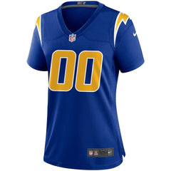 Los Angeles Chargers Women's Alternate Custom Game Jersey - Royal