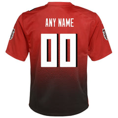 Atlanta Falcons Youth Alternate Custom Game Jersey - Red