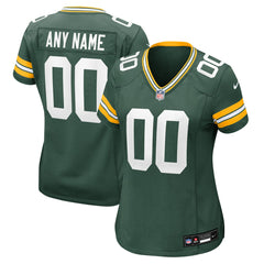 Green Bay Packers Women's Custom Game Jersey - Green