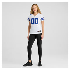 Dallas Cowboys Women's Custom Game Jersey - White
