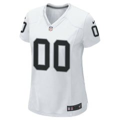Las Vegas Raiders Women's Custom Game Jersey - White