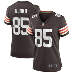 David Njoku Cleveland Browns Women's Player Game Jersey - Brown