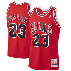 Michael Jordan Chicago Bulls 1997/98 Hardwood Classics Authentic Jersey sale - Scarlet