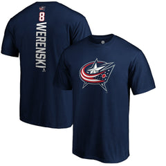 Zach Werenski Columbus Blue Jackets Playmaker T-Shirt Navy