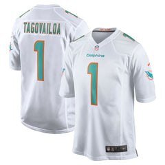 Tua Tagovailoa Miami Dolphins Game Jersey - White