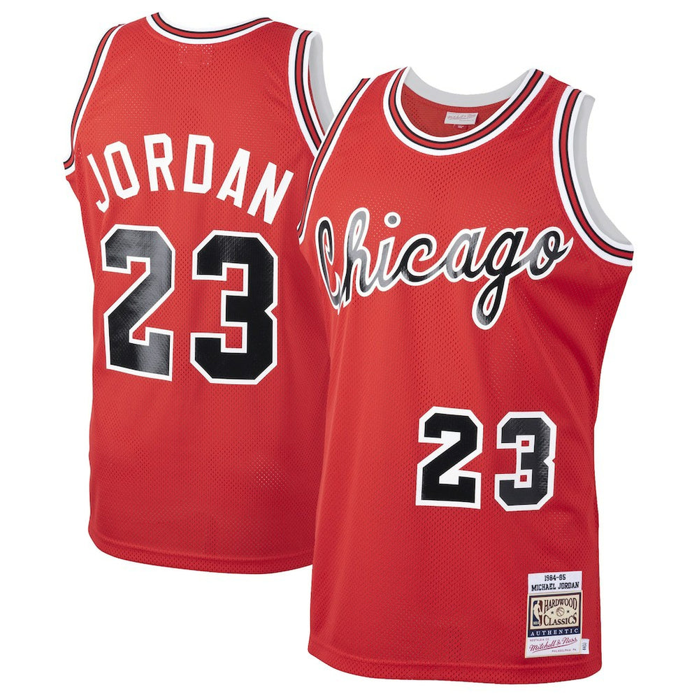 Michael Jordan Chicago Bulls 1984/85 Hardwood Classics Rookie Authentic Jersey sale - Red