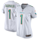 Tua Tagovailoa Miami Dolphins Women's Game Jersey - White