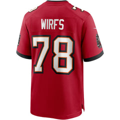 Tristan Wirfs Tampa Bay Buccaneers Player Game Jersey - Red