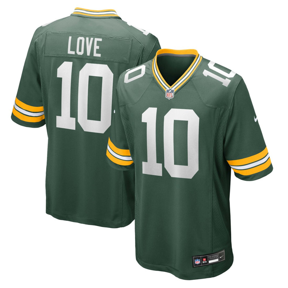 Jordan Love Green Bay Packers Player Game Jersey - Green