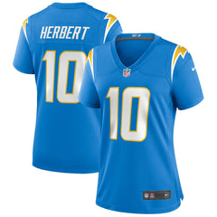 Justin Herbert Los Angeles Chargers Women's Player Game Jersey - Powder Blue