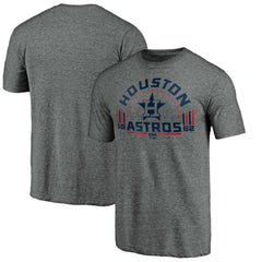 Houston Astros Team Freedom Tri-Blend T-Shirt Gray