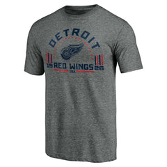 Detroit Red Wings Team Freedom Tri-Blend T-Shirt Heathered Gray
