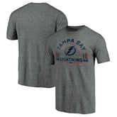Tampa Bay Lightning Team Freedom Tri-Blend T-Shirt Heathered Gray