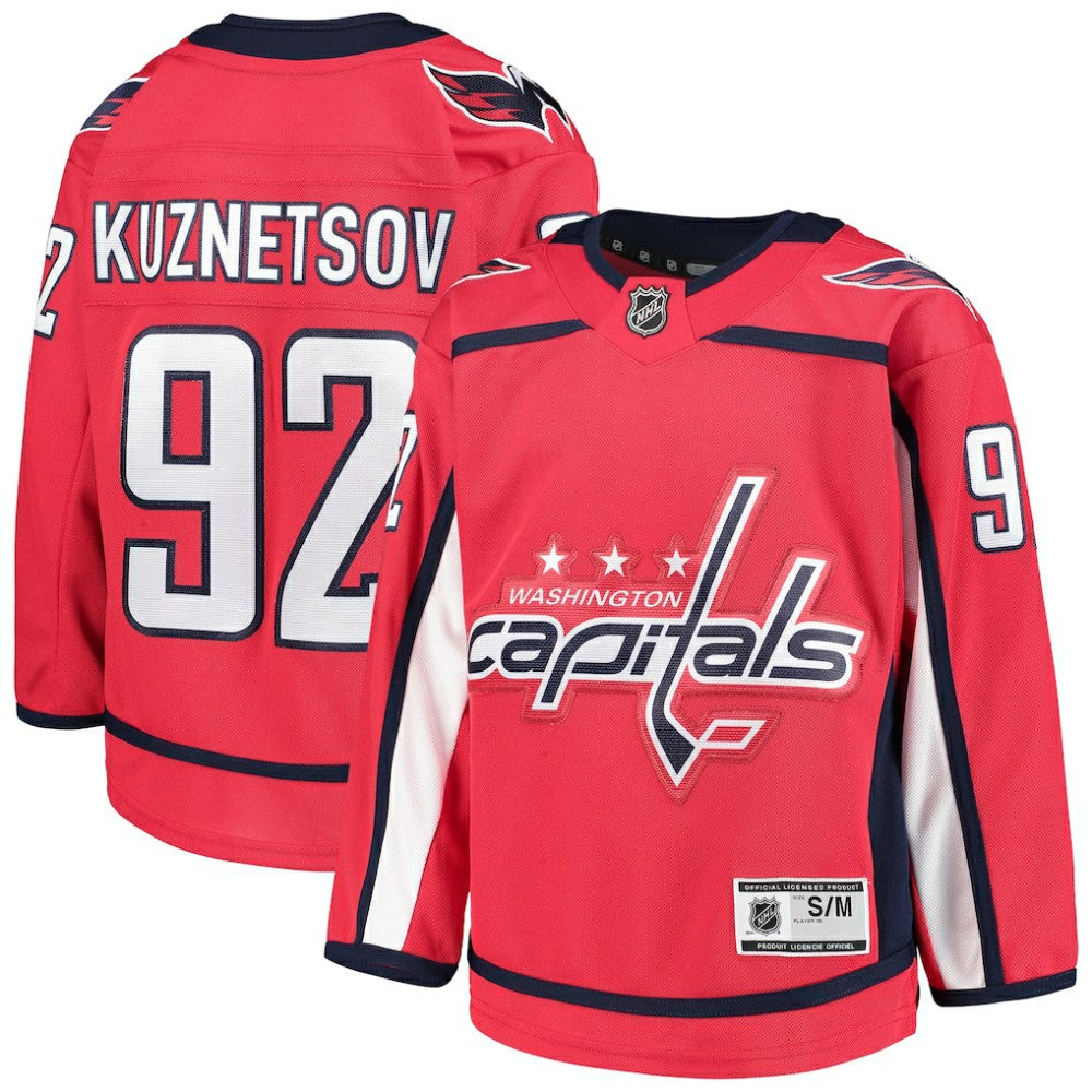 Evgeny Kuznetsov Washington Capitals Youth Home Premier Player Jersey Red