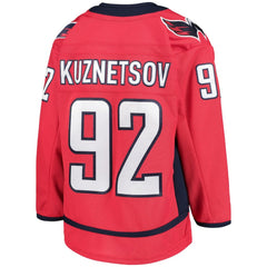 Evgeny Kuznetsov Washington Capitals Youth Home Premier Player Jersey Red