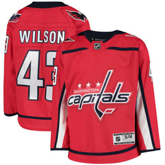 Tom Wilson Washington Capitals Youth Home Premier Player Jersey Red