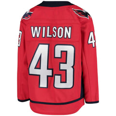 Tom Wilson Washington Capitals Youth Home Premier Player Jersey Red