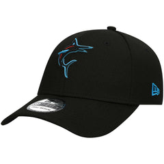 Miami Marlins Clubhouse Alternate 39THIRTY Flex Hat Black | New Era