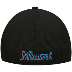Miami Marlins Clubhouse Alternate 39THIRTY Flex Hat Black | New Era