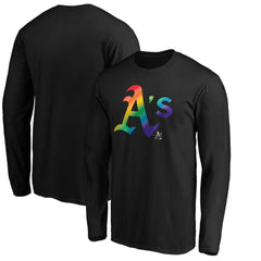 Athletics Team Pride Logo Long Sleeve T-Shirt Black