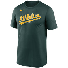 Athletics Wordmark Legend Performance T-Shirt Green | Nike