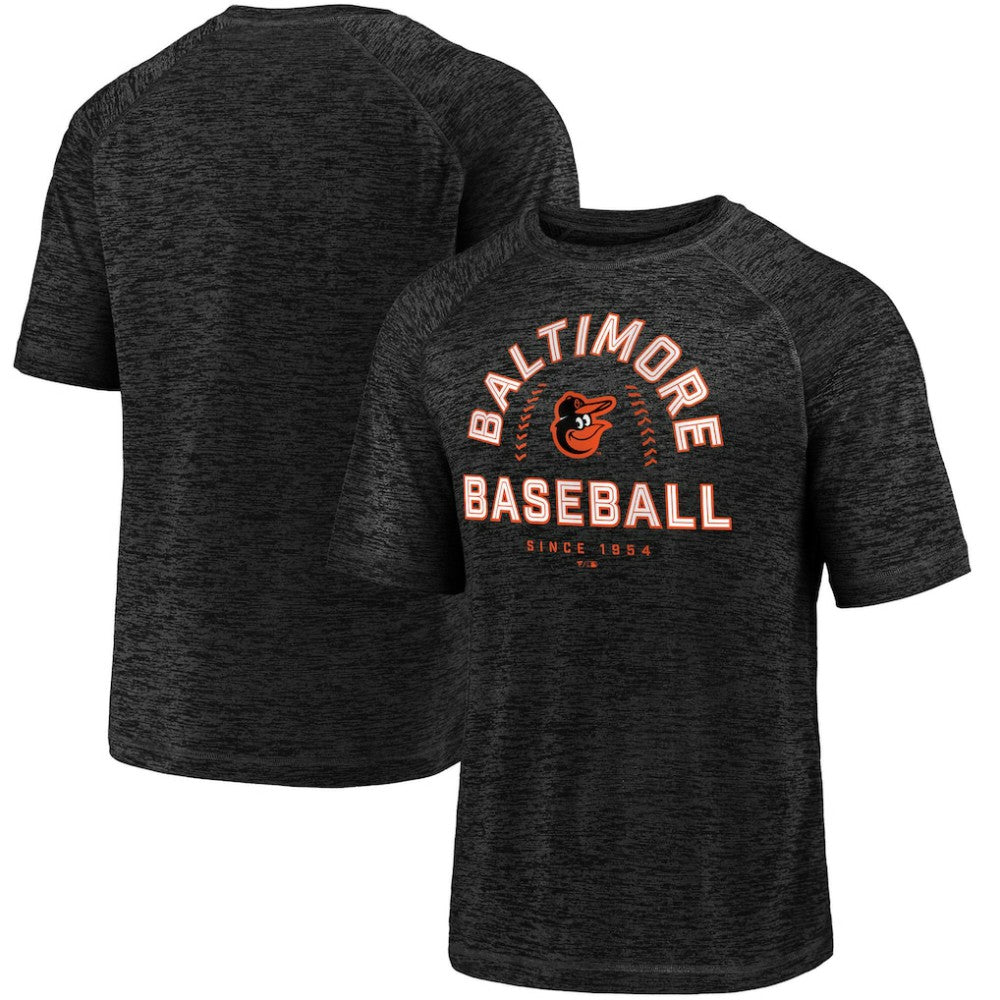 Baltimore Orioles Line Up Primary Threat Striated T-Shirt Black