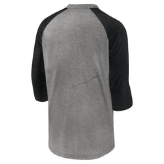 Tampa Bay Rays Authentic Collection Flux Henley Raglan 3/4-Sleeve T-Shirt Gray | Nike