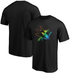 San Jose Sharks Team Pride Logo T-Shirt Black