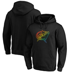 Columbus Blue Jackets Team Pride Logo Pullover Hoodie Black