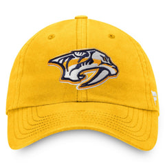 Nashville Predators Fanatics Core Primary Logo Adjustable Hat Gold