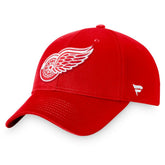 Detroit Red Wings Fanatics Core Adjustable Hat Red