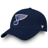 St. Louis Blues Fanatics Core Adjustable Hat Navy