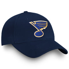 St. Louis Blues Fanatics Core Adjustable Hat Navy