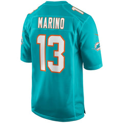 Dan Marino Miami Dolphins Game Retired Player Jersey - Aqua