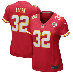 Marcus Allen Kansas City Chiefs Women's Game Retired Player Jersey - Red
