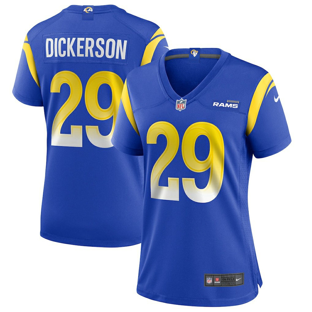 Eric Dickerson Los Angeles Rams Women's Game Retired Player Jersey - Royal