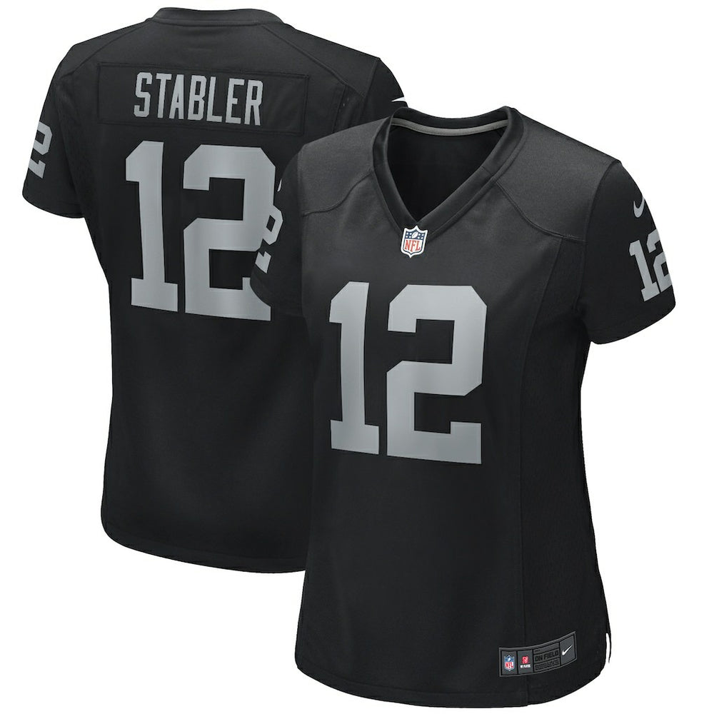 Ken Stabler Las Vegas Raiders Women's Game Retired Player Jersey - Black