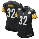 Franco Harris Pittsburgh Steelers Women's Game Retired Player Jersey - Black