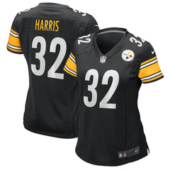 Franco Harris Pittsburgh Steelers Women's Game Retired Player Jersey - Black