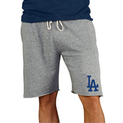 Los Angeles Dodgers Concepts Sport Mainstream Terry Shorts Gray