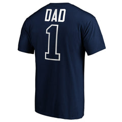 Tampa Bay Rays Father's Day #1 Dad T-Shirt Navy