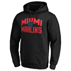 Miami Marlins Father's Day #1 Dad Pullover Hoodie Black