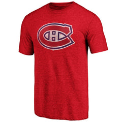 Montreal Canadiens Greatest Dad Tri-Blend T-Shirt Red