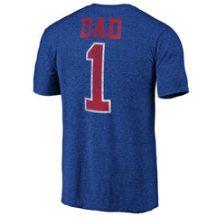 New York Rangers Greatest Dad Tri-Blend T-Shirt Blue