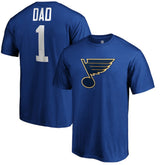 St. Louis Blues #1 Dad T-Shirt Blue