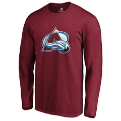Colorado Avalanche #1 Dad Long Sleeve T-Shirt Burgundy
