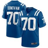 Art Donovan Indianapolis Colts Game Retired Player Jersey - Royal