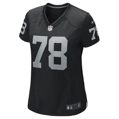 Art Shell Las Vegas Raiders Women's Game Retired Player Jersey - Black
