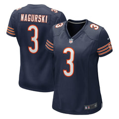 Bronko Nagurski Chicago Bears Women's Game Retired Player Jersey - Navy